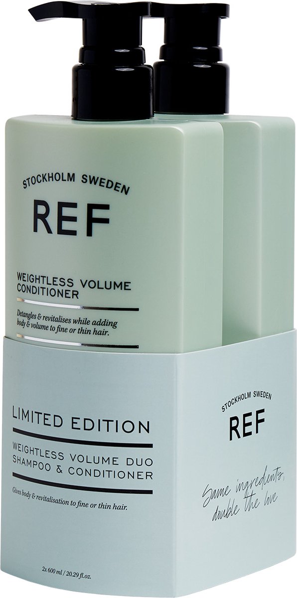 REF Weightless Volume Duo 2x600ml shampoo & conditioner sets #Size_2x600ml