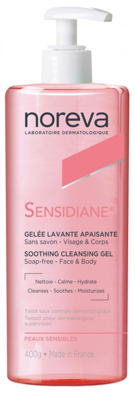 Noreva Sensidiane Soothing Cleansing Gel 400g facial cleanser #Size_400g