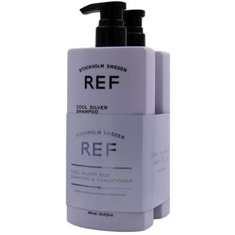 REF Cool Silver Duo Shampoo + Conditioner 2x600ml shampoo & conditioner sets #Size_2x600ml