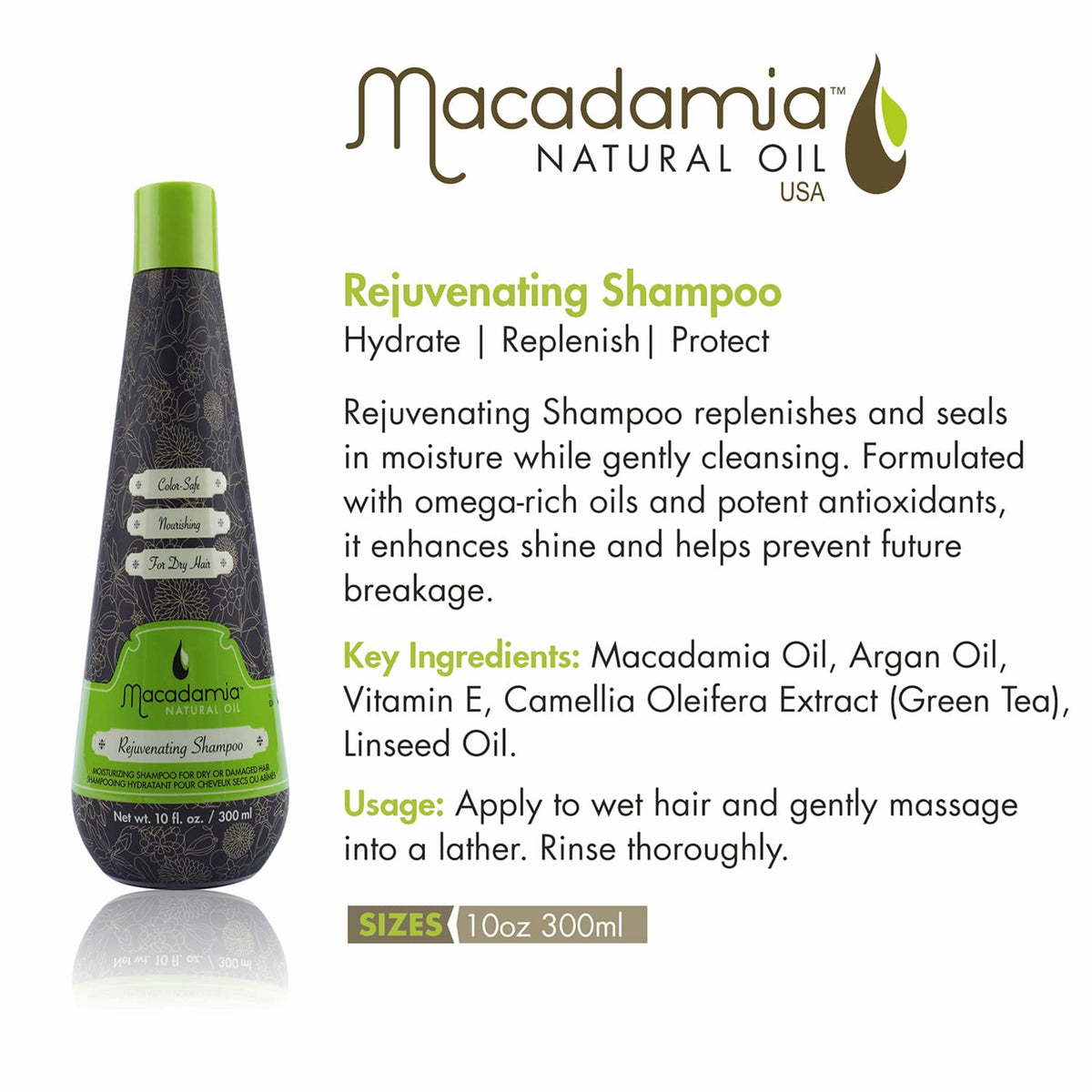 Macadamia Rejuvenating Shampoo 300ml #Size_300ml