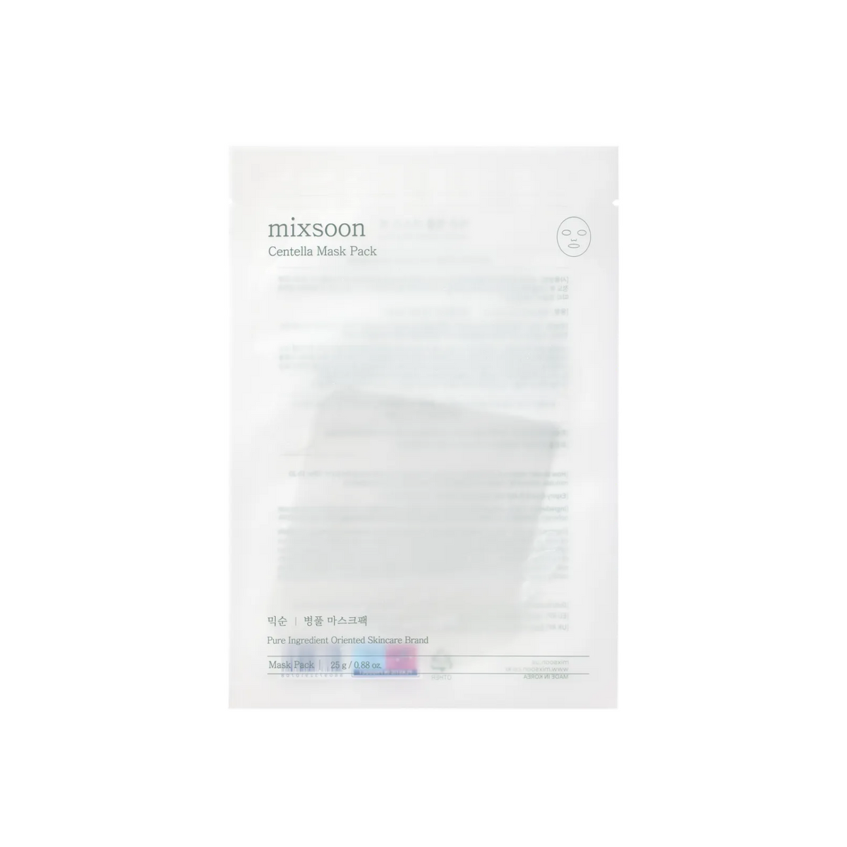Mixsoon Centella Mask Pack 5x25g #Size_5x25g