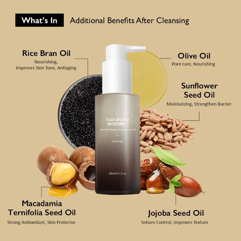Haruharu Wonder Black Rice Moisture 150ml facial cleanser #Size_150ml