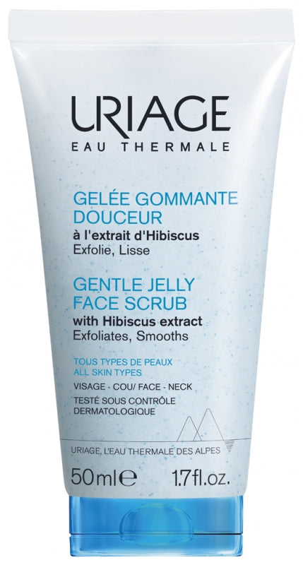 Uriage Gentle Jelly Face Scrub 50ml facial cleanser #Size_50ml